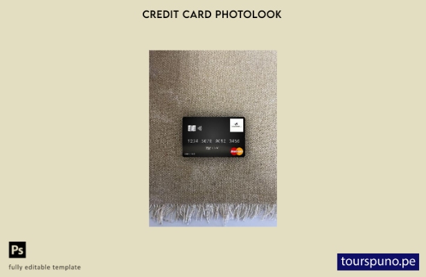 listo para imprimir Plantilla frontal de Eslovenia Factor banka mastercard photo
